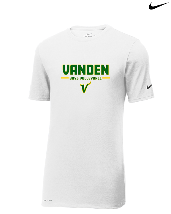 Vanden HS Boys Volleyball Keen - Mens Nike Cotton Poly Tee