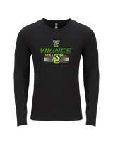 Vanden HS Boys Volleyball Leave It - Tri-Blend Long Sleeve