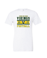 Vanden HS Football Stamp - Tri-Blend Shirt