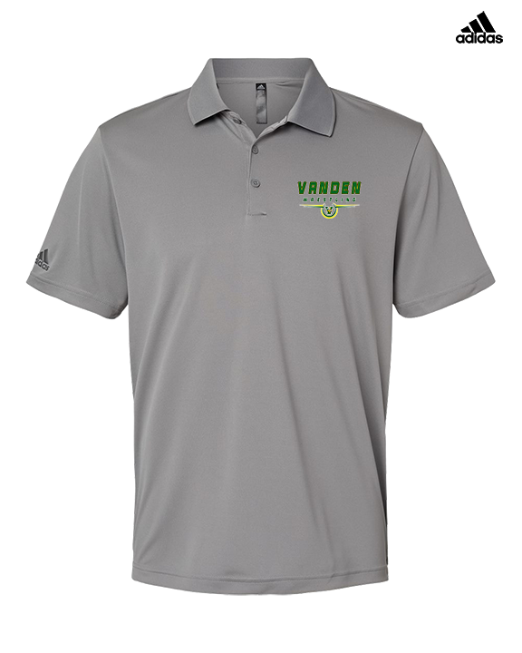 Vanden HS Wrestling Design - Mens Adidas Polo