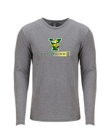 Vanden HS Wrestling Dots - Tri-Blend Long Sleeve