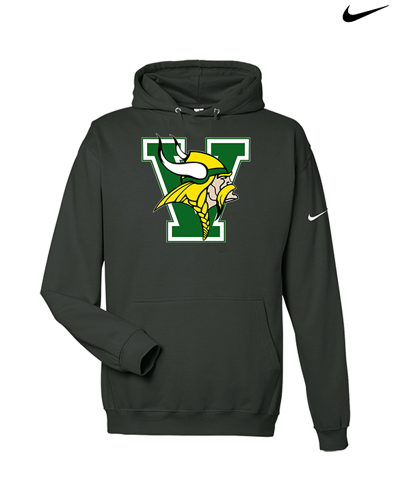 Vanden HS Wrestling Logo - Nike Club Fleece Hoodie