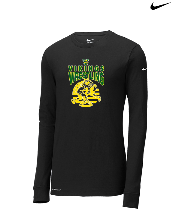 Vanden HS Wrestling Takedown - Mens Nike Longsleeve