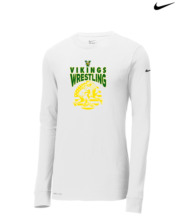 Vanden HS Wrestling Takedown - Mens Nike Longsleeve