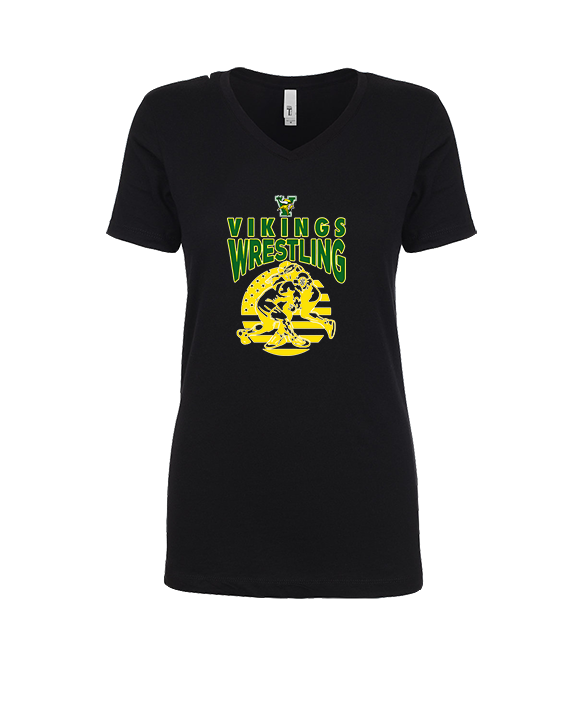 Vanden HS Wrestling Takedown - Womens Vneck