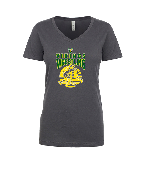 Vanden HS Wrestling Takedown - Womens Vneck