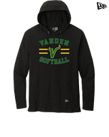 Vanden HS Softball Curve - New Era Tri-Blend Hoodie