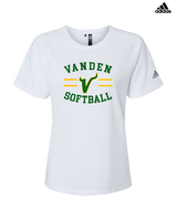 Vanden HS Softball Curve - Womens Adidas Performance Shirt