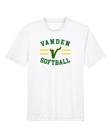 Vanden HS Softball Curve - Youth Performance Shirt
