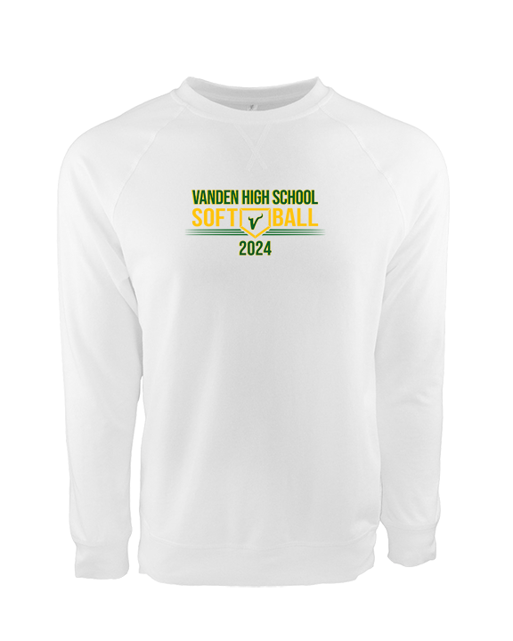 Vanden HS Softball Softball - Crewneck Sweatshirt