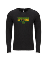Vanden HS Softball Softball - Tri-Blend Long Sleeve
