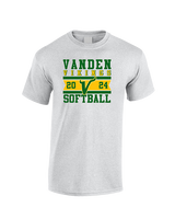 Vanden HS Softball Stamp - Cotton T-Shirt