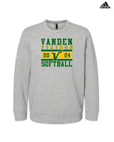 Vanden HS Softball Stamp - Mens Adidas Crewneck
