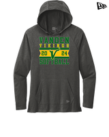 Vanden HS Softball Stamp - New Era Tri-Blend Hoodie
