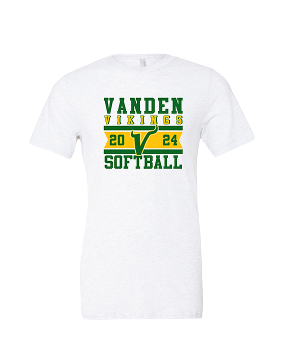 Vanden HS Softball Stamp - Tri-Blend Shirt