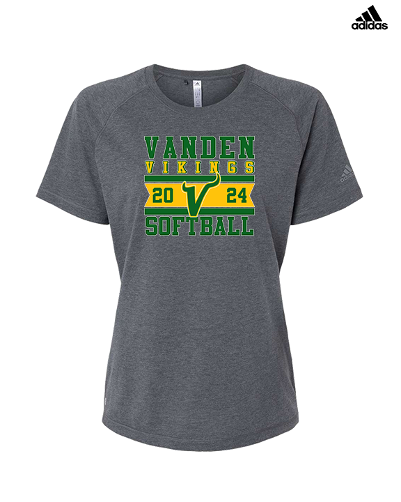 Vanden HS Softball Stamp - Womens Adidas Performance Shirt