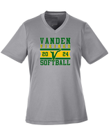 Vanden HS Softball Stamp - Womens Performance Shirt