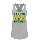 Vanden HS Softball Stamp - Womens Tank Top