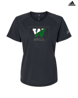 Wachusett Regional HS Softball Template 1 - Womens Adidas Performance Shirt