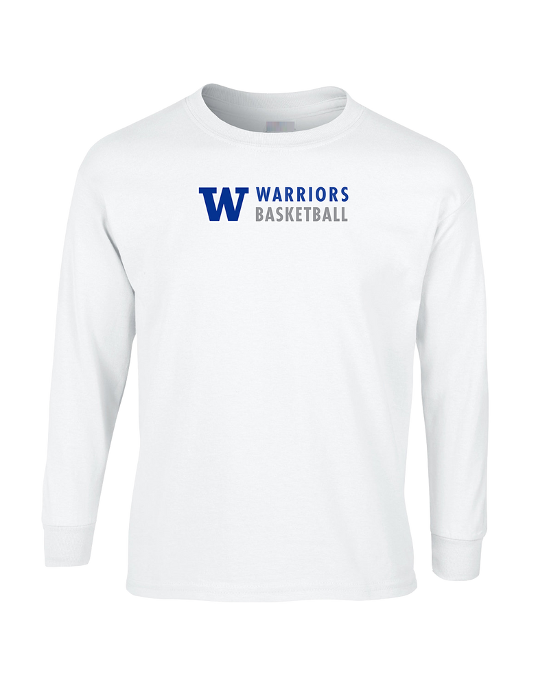Walled Lake Western HS Girls Basketball Basic - Mens Basic Cotton Long Sleeve