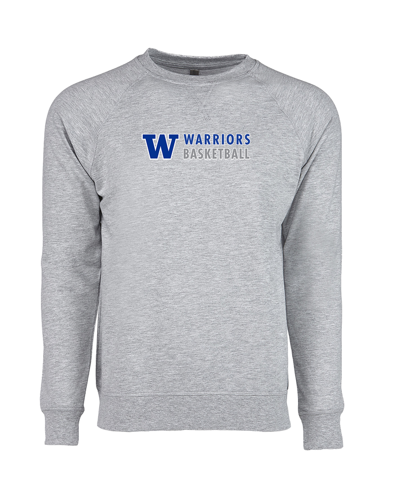 Walled Lake Western HS Girls Basketball Basic - Crewneck Sweatshirt