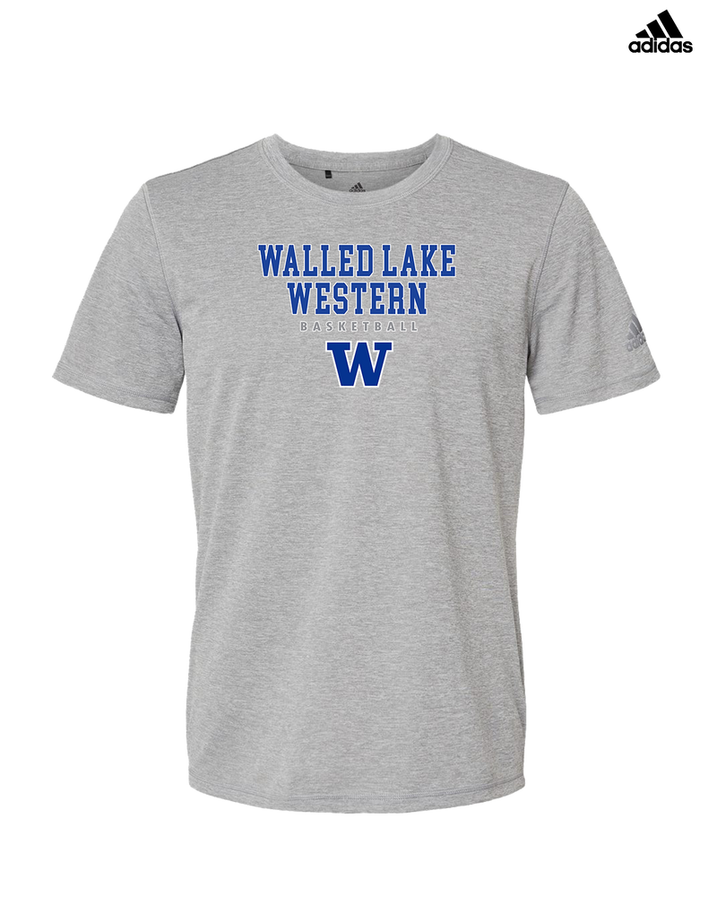 Walled Lake Western HS Girls Basketball Block - Adidas Men's Performance Shirt