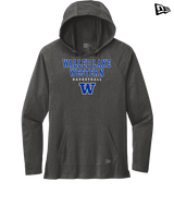Walled Lake Western HS Girls Basketball Block - New Era Tri Blend Hoodie