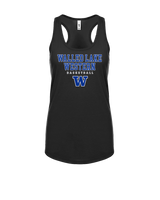 Walled Lake Western HS Girls Basketball Block - Womens Tank Top