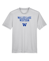 Walled Lake Western HS Girls Basketball Block - Youth Performance T-Shirt