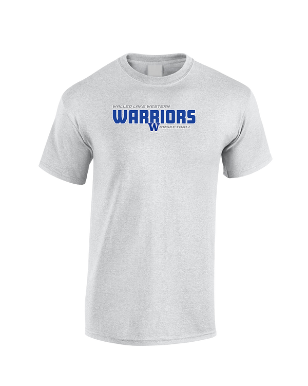 Walled Lake Western HS Boys Basketball Bold - Cotton T-Shirt