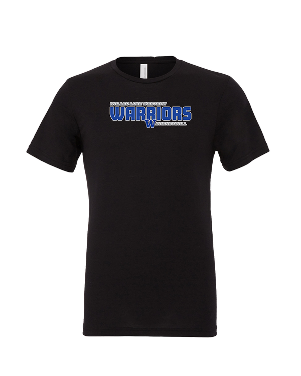 Walled Lake Western HS Boys Basketball Bold - Mens Tri Blend Shirt