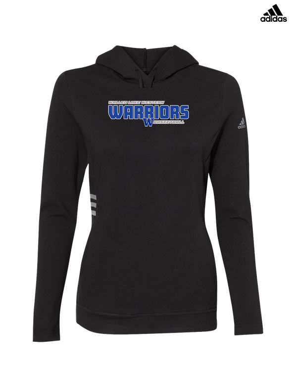 Walled Lake Western HS Boys Basketball Bold - Adidas Women's Lightweight Hooded Sweatshirt