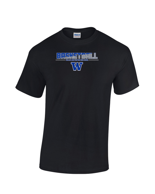 Walled Lake Western HS Boys Basketball Cut - Cotton T-Shirt