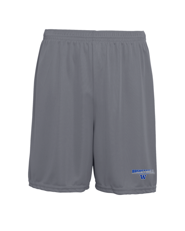 Walled Lake Western HS Boys Basketball Cut - 7 inch Training Shorts
