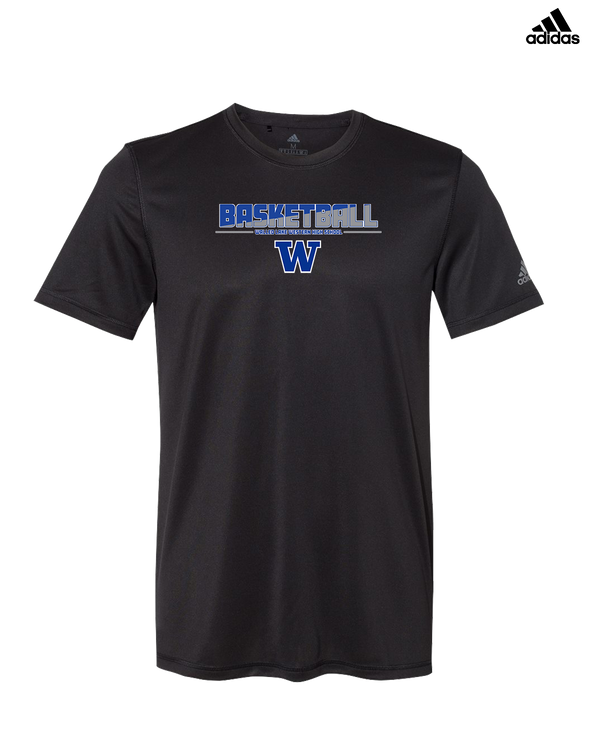 Walled Lake Western HS Boys Basketball Cut - Adidas Men's Performance Shirt