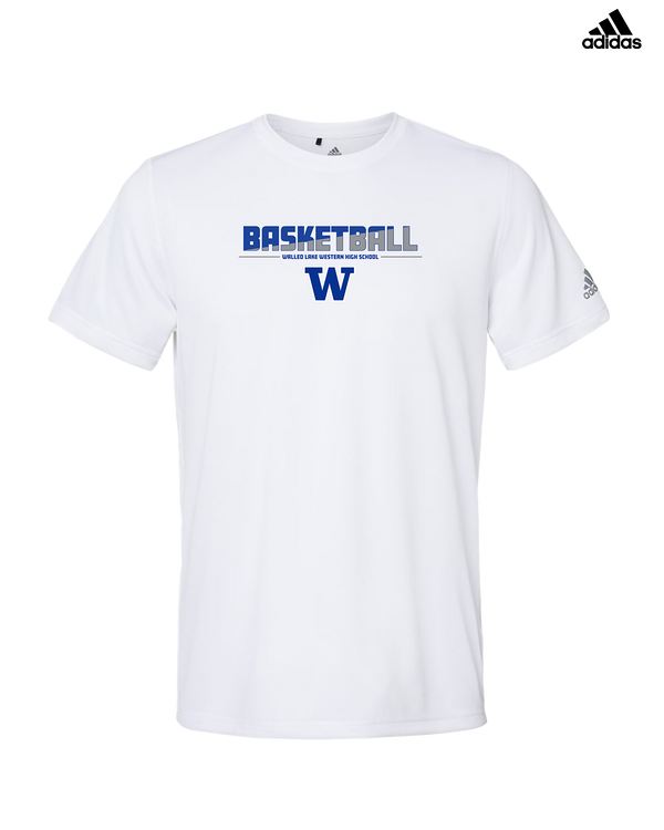 Walled Lake Western HS Boys Basketball Cut - Adidas Men's Performance Shirt