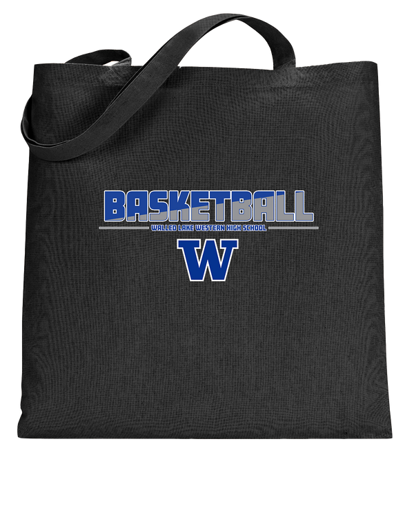 Walled Lake Western HS Boys Basketball Cut - Tote Bag