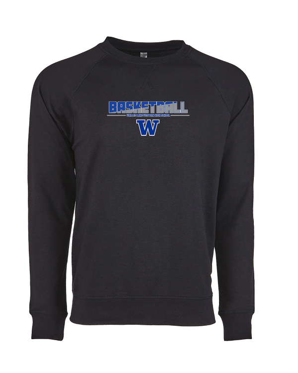 Walled Lake Western HS Boys Basketball Cut - Crewneck Sweatshirt