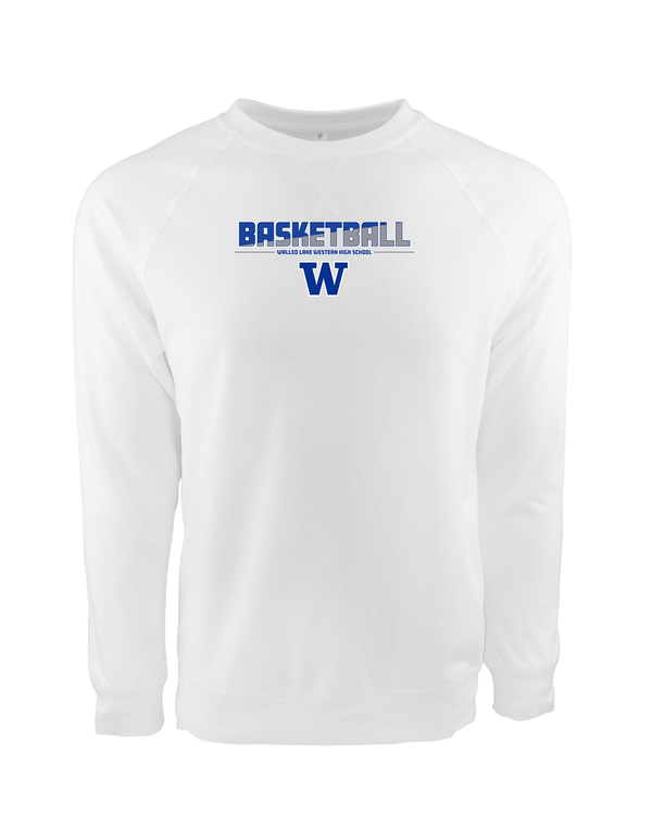 Walled Lake Western HS Boys Basketball Cut - Crewneck Sweatshirt