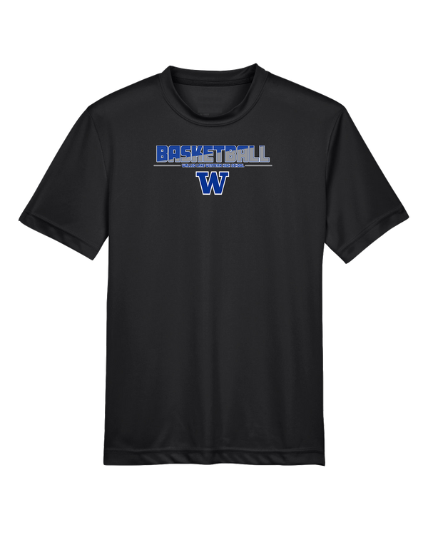 Walled Lake Western HS Boys Basketball Cut - Youth Performance T-Shirt