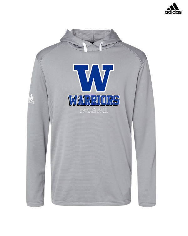 Walled Lake Western HS Boys Basketball Shadow - Adidas Men's Hooded Sweatshirt