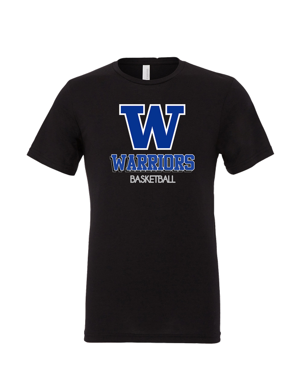 Walled Lake Western HS Boys Basketball Shadow - Mens Tri Blend Shirt