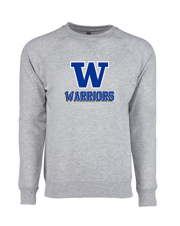 Walled Lake Western HS Boys Basketball Shadow - Crewneck Sweatshirt