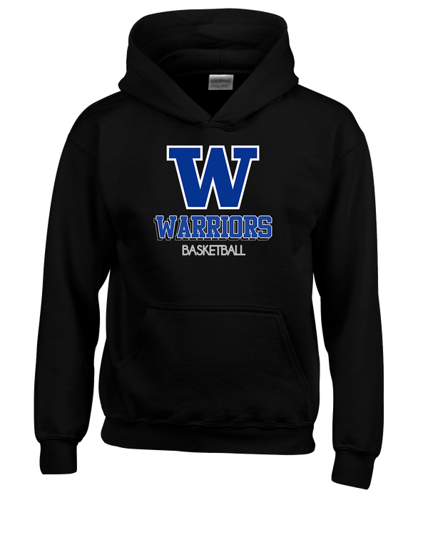 Walled Lake Western HS Boys Basketball Shadow - Cotton Hoodie