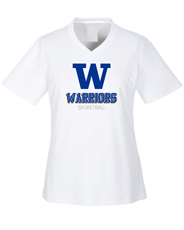 Walled Lake Western HS Boys Basketball Shadow - Womens Performance Shirt