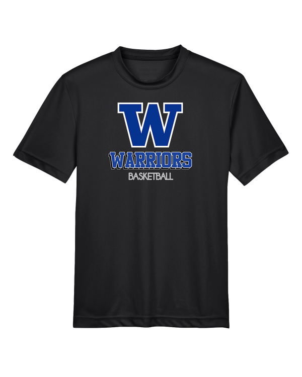 Walled Lake Western HS Boys Basketball Shadow - Youth Performance T-Shirt