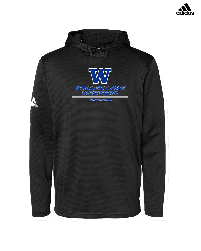 Walled Lake Western HS Girls Basketball Split - Adidas Men's Hooded Sweatshirt