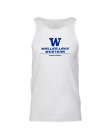 Walled Lake Western HS Girls Basketball Split - Mens Tank Top