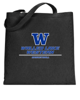 Walled Lake Western HS Girls Basketball Split - Tote Bag