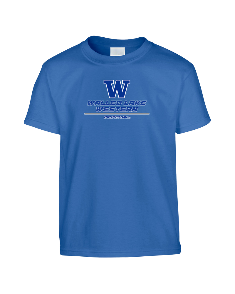 Walled Lake Western HS Girls Basketball Split - Youth T-Shirt